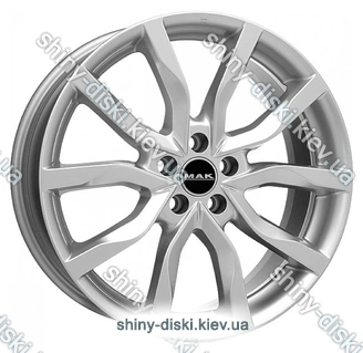 Mak Highlands 8x18/5x114.3 D76 ET40 Silver