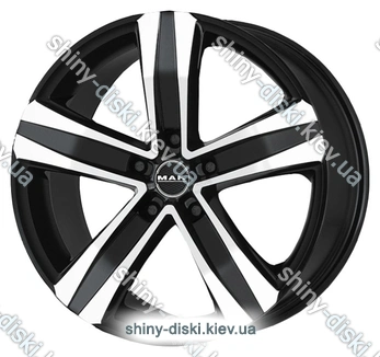 Mak Stone 5 7x17/5x130 D78.1 ET62 Black Mirror
