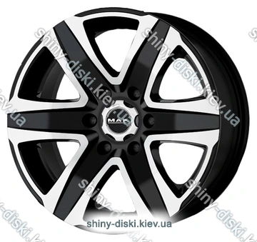 Mak Stone 6 8x16/6x114.3 D66.1 ET30 Black Mirror