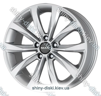 Mak Wolf 7x17/5x112 D57.1 ET48 Silver
