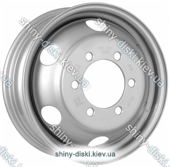 SRW 3165587 5.5x16/6x170 D130 ET106 Silver