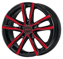 Mak Milano 7x17/5x114.3 D76 ET40 Black&Red