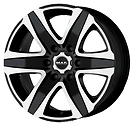 Mak Stone 6 8x16/6x114.3 D66.1 ET30 Black Mirror