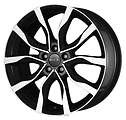 Mak Wolf 6.5x16/5x108 D72 ET45 Black Mirror