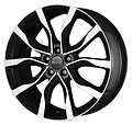 Mak Wolf 7.5x17/5x100 D56.1 ET48 Black Mirror