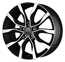 Mak Wolf 7x17/5x114.3 D76 ET40 Black Mirror