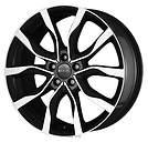 Mak Wolf 8x18/5x114.3 D76 ET47 Black Mirror